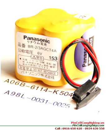 Pin FANUC A98L-0031-0025 ; Pin nuôi nguồn FANUC A98L-0031-0025 lithium 6v _Xuất xứ Nhật